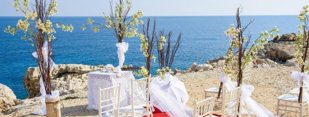 Book your wedding day in Ayii Anargyroi - Blue Lagoon Venue 